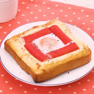 「かにたまトースト」のレシピ動画