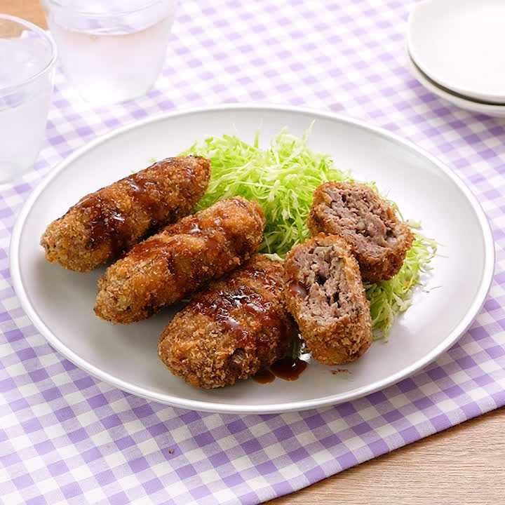 なす入りメンチカツ