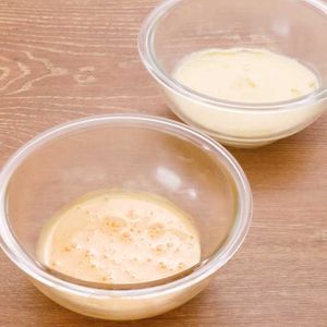 白っぽくなるまで混ぜる方法