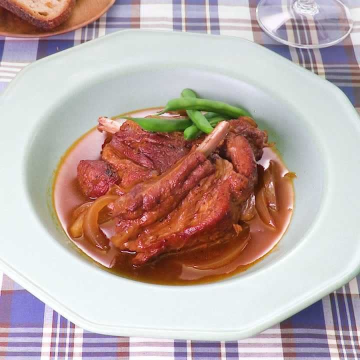 スペアリブの赤ワイン煮