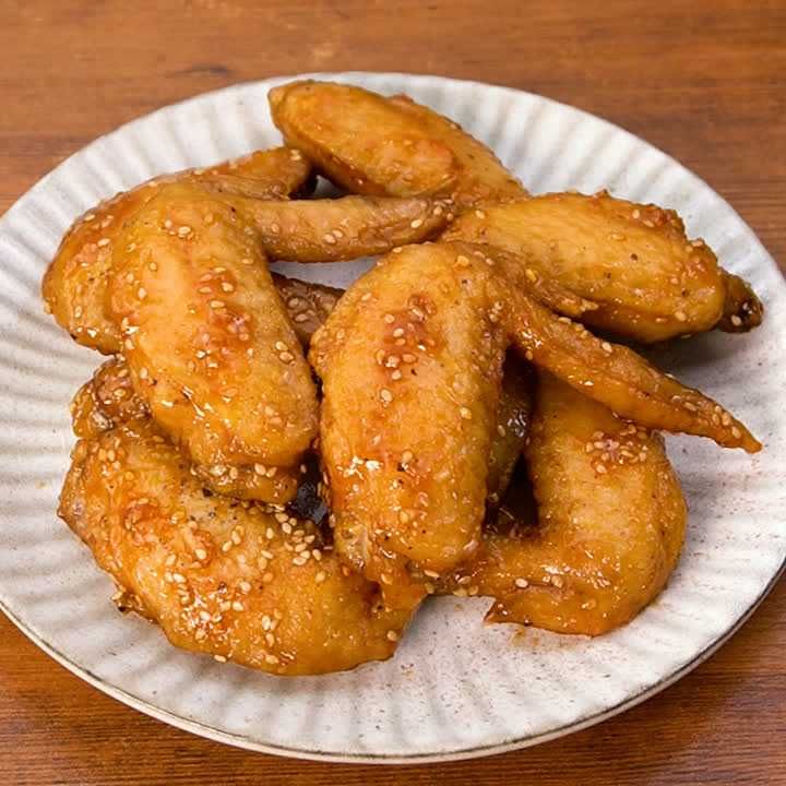 手羽先の甘辛唐揚げ