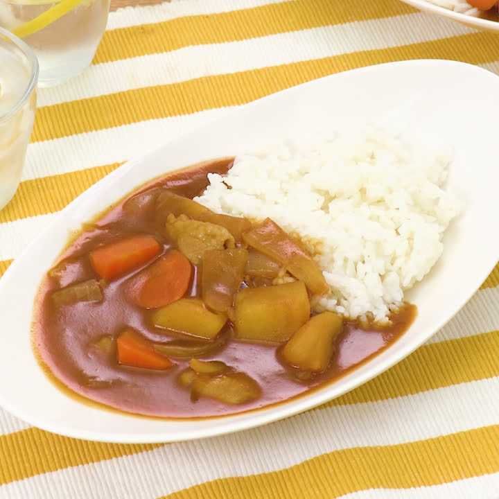 豚バラ肉のカレーライス