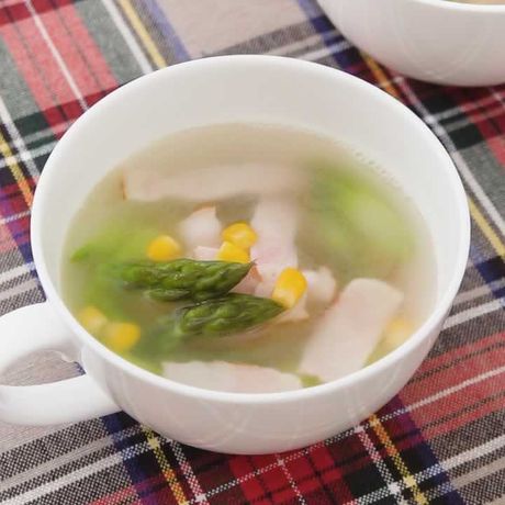 コクのある味わい アスパラとベーコンの塩バタースープのレシピ動画 作り方 Delish Kitchen コクのある味わい アスパラとベーコンの塩バタースープのレシピ動画 作り方 Delish Kitchen