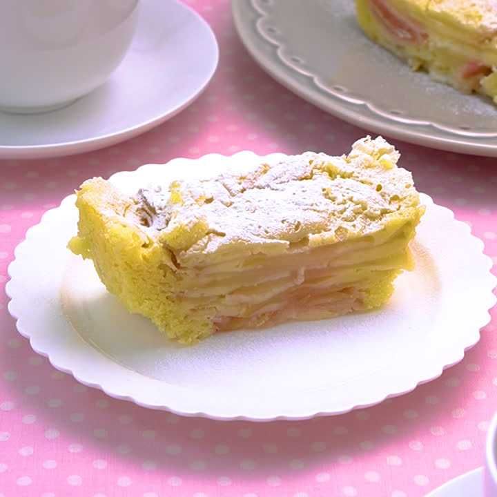 電子レンジで作る！ りんごのガトーインビジブルのレシピ動画