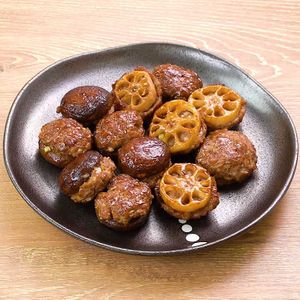 「しいたけの肉詰めとれんこんつくね」のレシピ動画