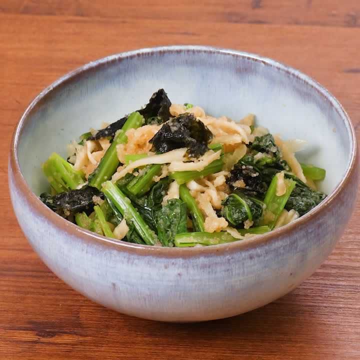 小松菜と切り干し大根のたらこ和え