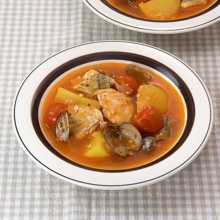 タラとあさりのブイヤベース