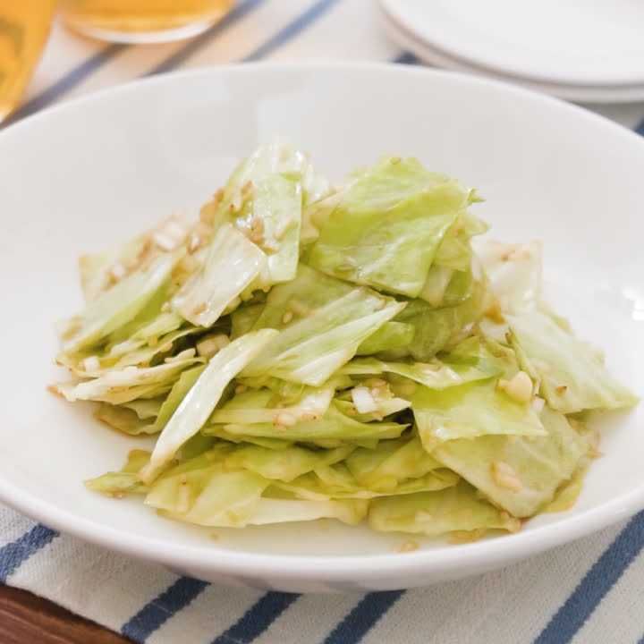 キャベツのねぎポン酢サラダ
