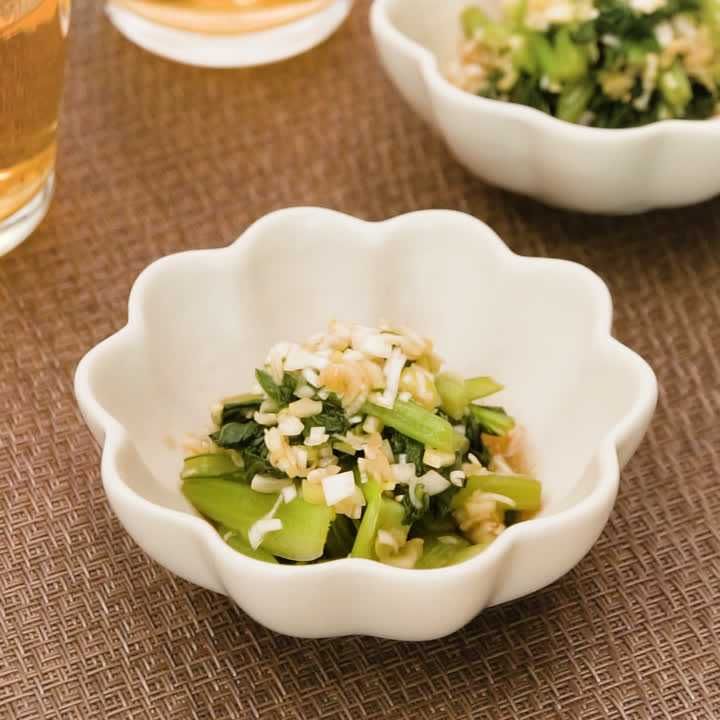 小松菜のねぎポン酢あえ