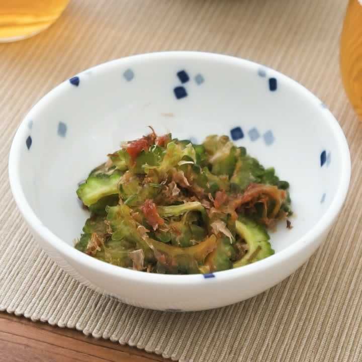 ゴーヤーの梅おかかあえ