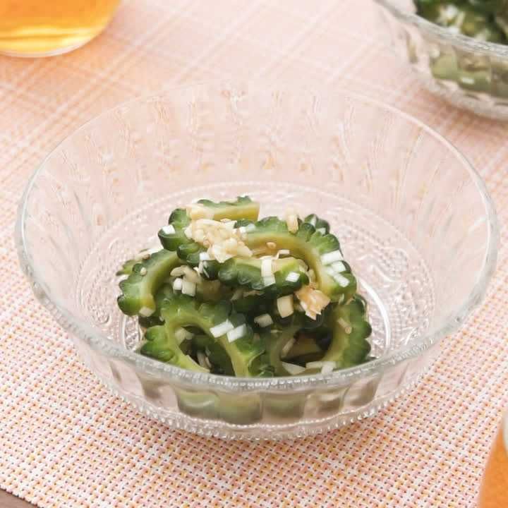 ゴーヤーのねぎポン酢あえ