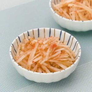 「じゃがいもの梅おかかあえ」のレシピ動画