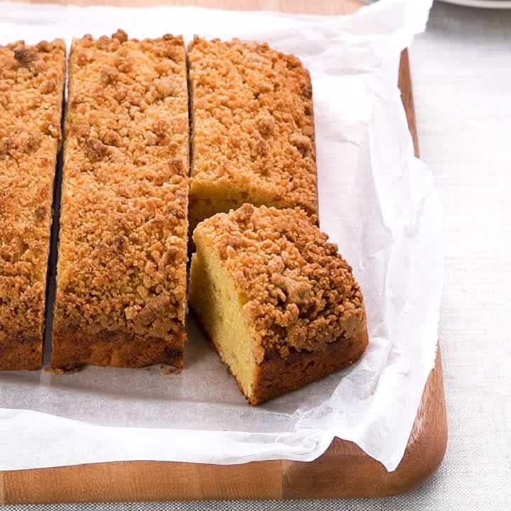 糖質オフお菓子 1 9カット6 8g きなこクランブルバナナケーキのレシピ動画 作り方 Delish Kitchen