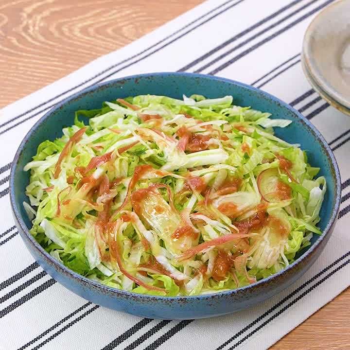 レタスとみょうがの和風サラダ
