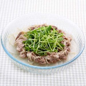 「豚肉と大根のしょうが蒸し」のレシピ動画
