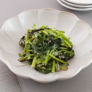 「ほうれん草の塩昆布マヨあえ」のレシピ動画
