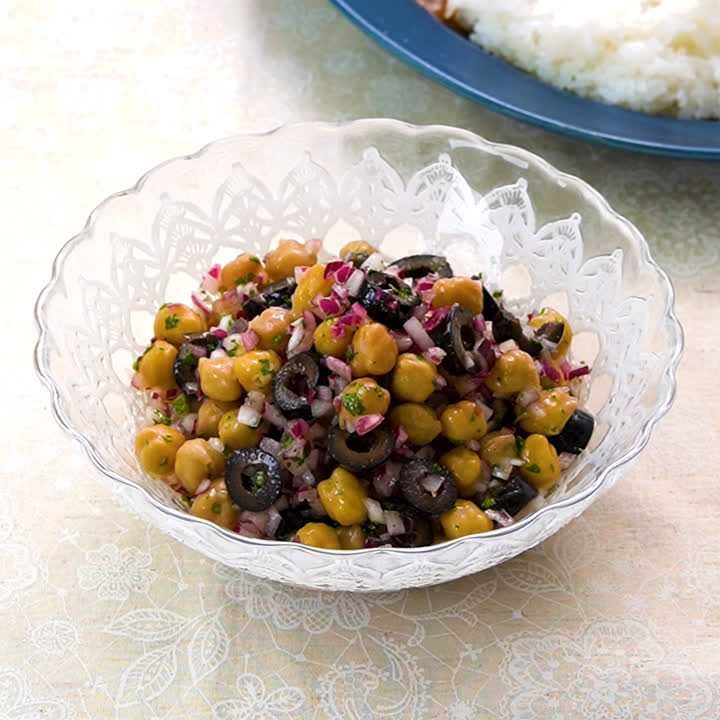 ひよこ豆のシンプルサラダ