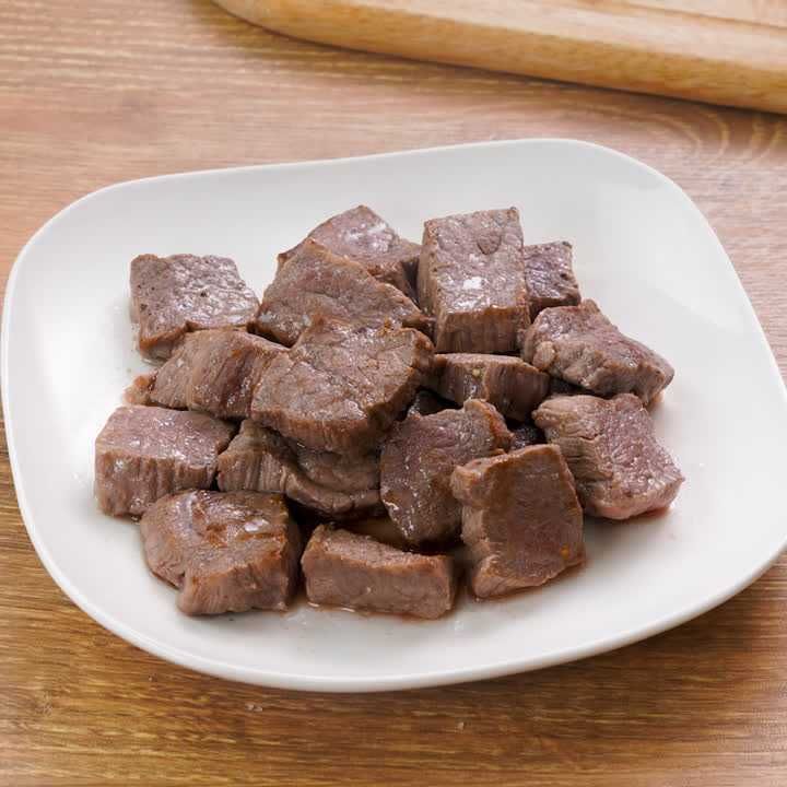 サイコロステーキの焼き方