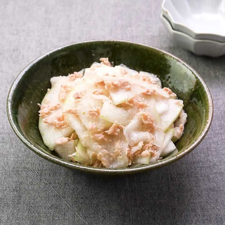 冬瓜とツナの柚子胡椒和え