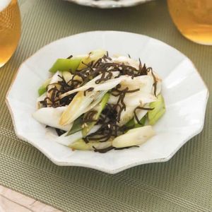 「ねぎの塩昆布炒め」のレシピ動画