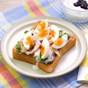 「サラダチキントースト」のレシピ動画