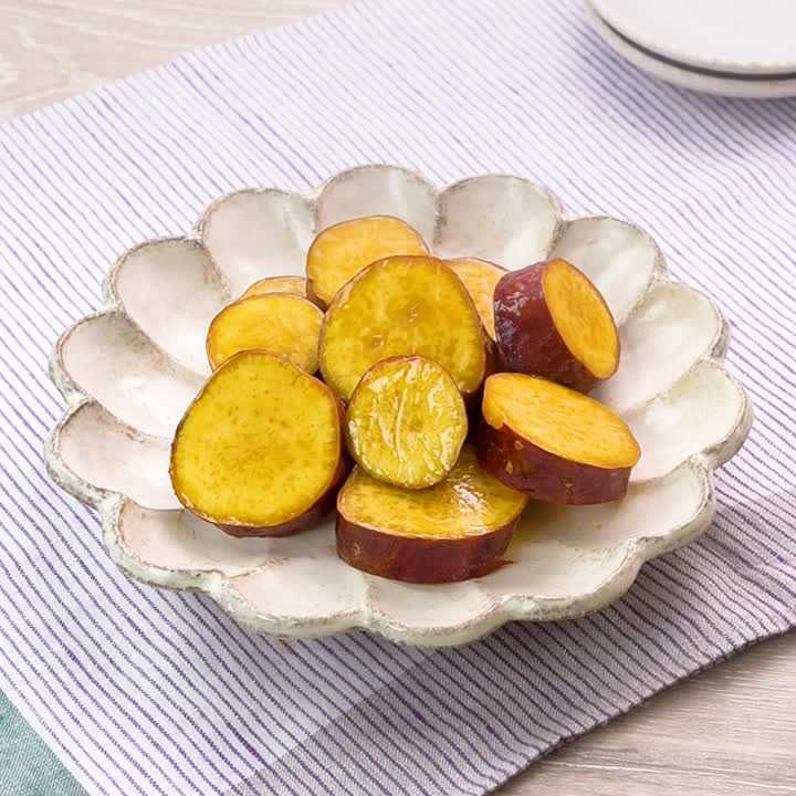 さつまいものオレンジジュース煮