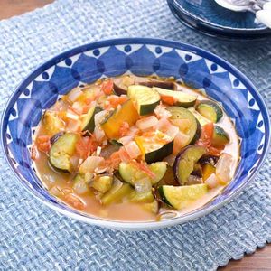 「かぼちゃのラタトゥイユ」のレシピ動画