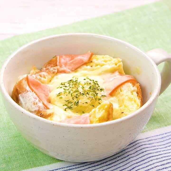 レンジで簡単 マグカップクロックムッシュのレシピ動画 作り方 Delish Kitchen