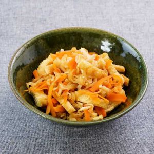 「切り干し大根と油揚げのからし和え」のレシピ動画