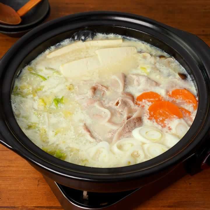 基本の豆乳鍋