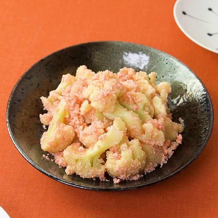 カリフラワーのたらこバター炒め