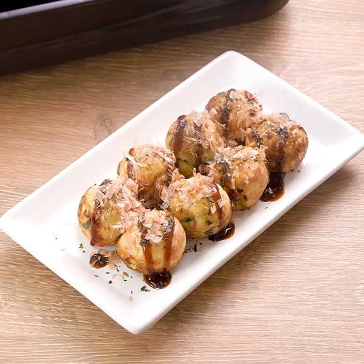 キャベツのたこ焼き