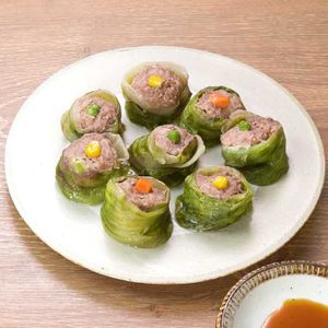 「えのき入りレタス焼売」のレシピ動画