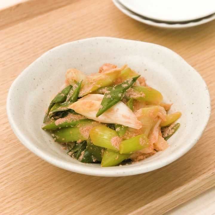 ねぎのたらこバター炒め