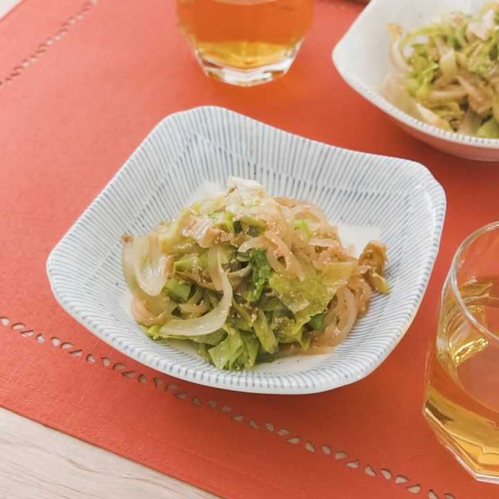 レタスと糸こんにゃくのたらこ炒め