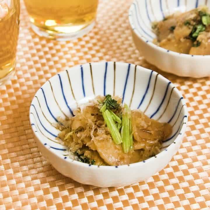 かぶのおかかバター炒め