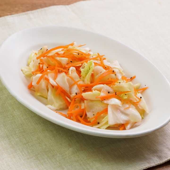 キャベツのレモンあえ