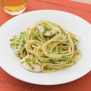 「生あおさのクリームソースパスタ」のレシピ動画