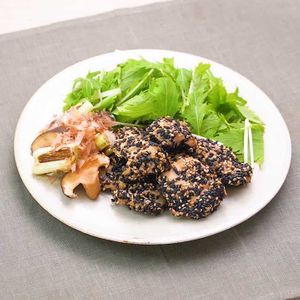 「ささみのごま焼き」のレシピ動画