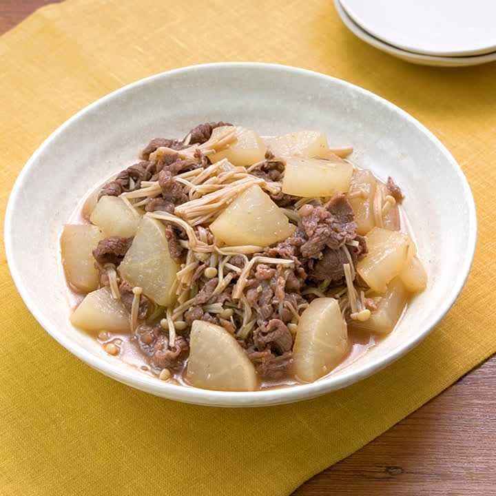 牛肉と大根のみそ煮
