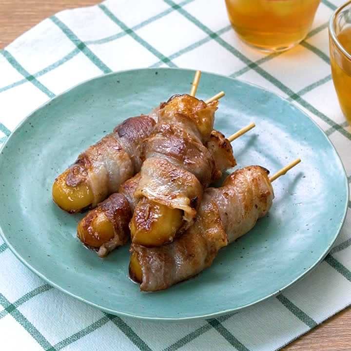 みたらし団子の豚バラ肉巻き