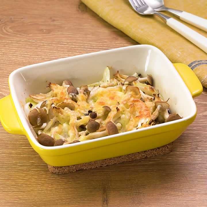 しめじと玉ねぎのチーズ焼き