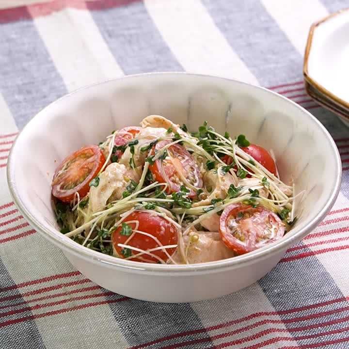 ブロッコリースプラウトのマヨサラダ