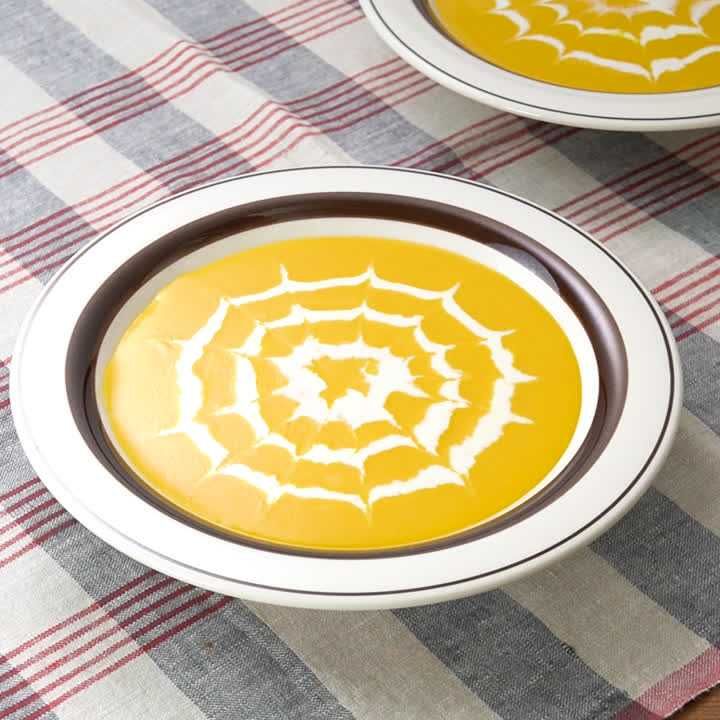 クモの巣かぼちゃのスープ