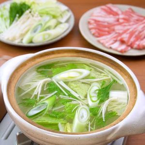 「豚のしゃぶしゃぶ鍋」のレシピ動画