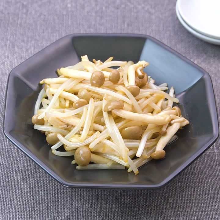 しめじともやしの中華和え