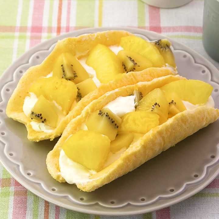 チーズクリームのスフレオムレット