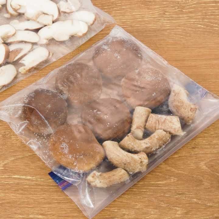 しいたけを冷凍保存する方法