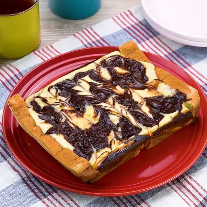 卵焼き器おやつ 食パンチーズケーキのレシピ動画 作り方 Delish Kitchen 卵焼き器おやつ 食パンチーズケーキのレシピ動画 作り方 Delish Kitchen