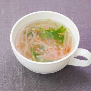「ミックス野菜の中華スープ」のレシピ動画